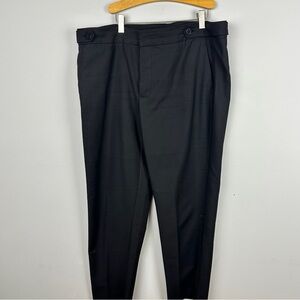 Mango Basic Chino Black Ankle Pants size 12